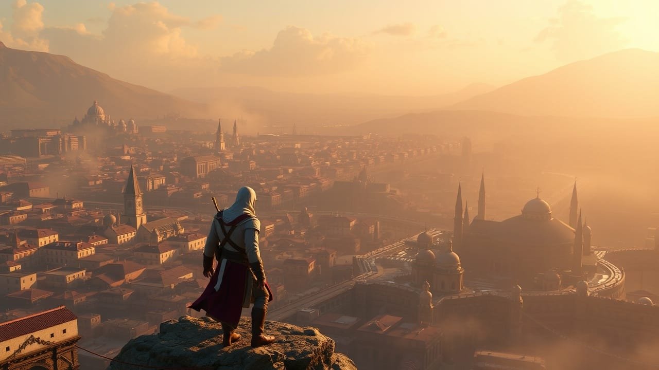 Il videogioco di avventura "Assassin's Creed"