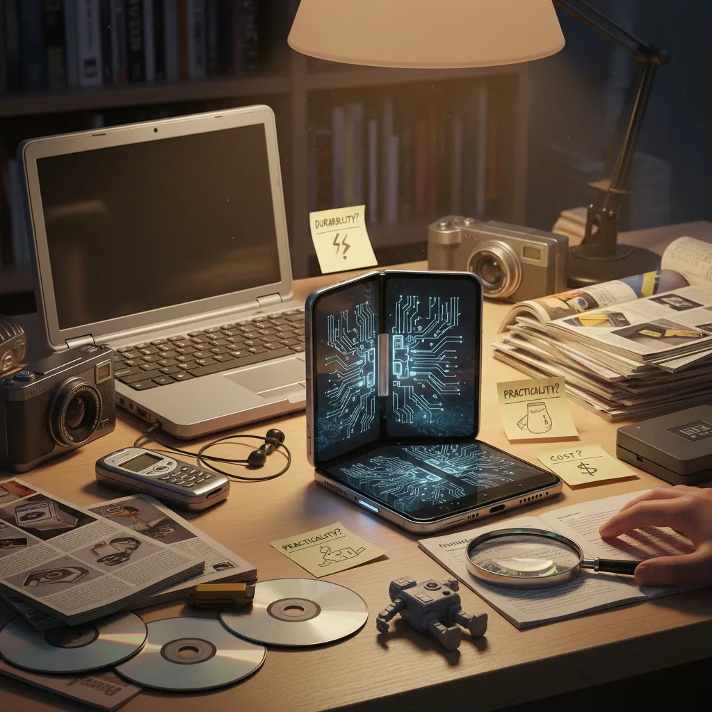 Dove la tecnologia piega ma non si spezza (sempre?): fra cerniere e materiali futuristici