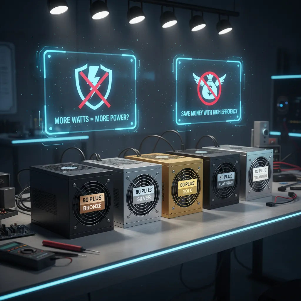 4. Miti da sfatare e errori comuni nella scelta dell’alimentatore PC